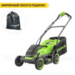 Газонокосилка аккумуляторная GreenWorks GD40LM361 4 Ач в Комсомольске-на-Амуре
