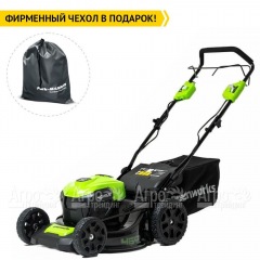 Газонокосилка аккумуляторная GreenWorks GD40LM46SP 8 Ач в Комсомольске-на-Амуре