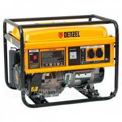 Бензогенератор Denzel GE 4500 4 кВт в Комсомольске-на-Амуре