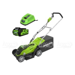 Газонокосилка аккумуляторная GreenWorks G-Max G40LM35K2 40V 35 см в Комсомольске-на-Амуре