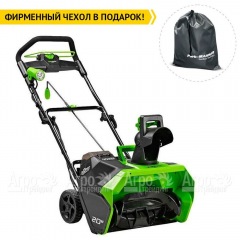 Снегоуборщик аккумуляторный GreenWorks GD40STK5 5 Ач в Комсомольске-на-Амуре