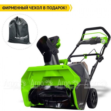 Снегоуборщик аккумуляторный GreenWorks GD40SB в Комсомольске-на-Амуре