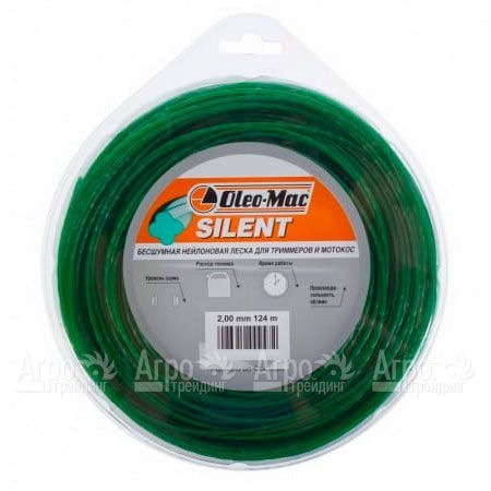 Леска 2.4 мм 88 м Black Titanium Twist для триммеров Oleo-Mac  в Комсомольске-на-Амуре