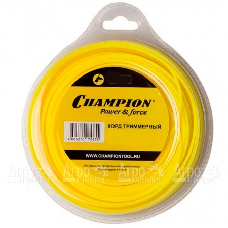 Корд триммерный Champion Star 1.3мм, 15м (звезда) в Комсомольске-на-Амуре