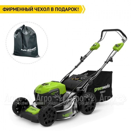 Газонокосилка аккумуляторная GreenWorks GD40LM46SP  в Комсомольске-на-Амуре