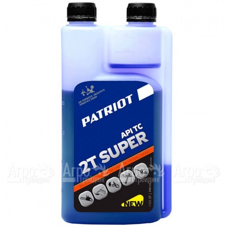 Масло полусинтетическое с дозатором Patriot Super Active 2T 0.946 л для 2-х тактных двигателей  в Комсомольске-на-Амуре