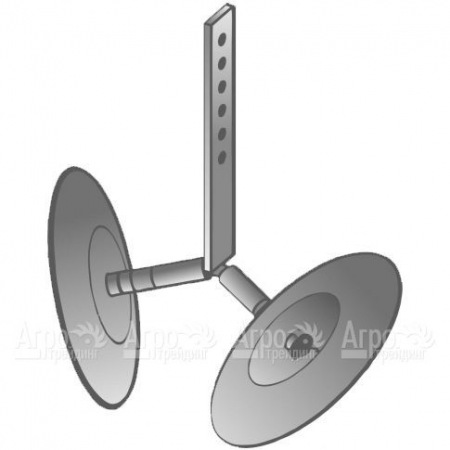 Окучник дисковый без сцепки для культиваторов Целина 500, 404, 406 в Комсомольске-на-Амуре