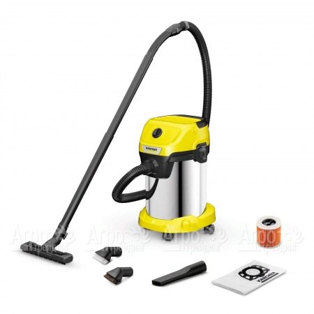 Хозяйственный пылесос Karcher WD 3 S V-19/4/20 SuctionBrushKit  в Комсомольске-на-Амуре