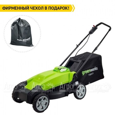 Газонокосилка аккумуляторная GreenWorks G-Max G40LM35 40V 35 см (без аккумулятора и ЗУ)  в Комсомольске-на-Амуре