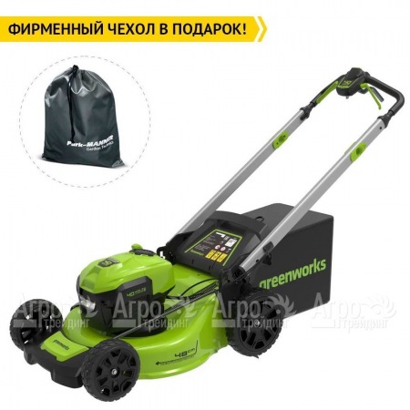 Газонокосилка аккумуляторная GreenWorks GD40LM48SPК4 в Комсомольске-на-Амуре