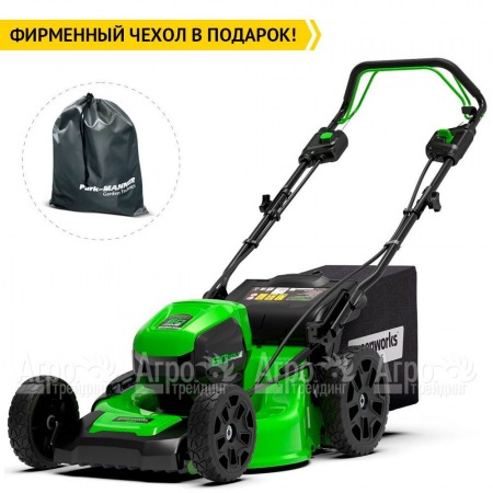 Газонокосилка аккумуляторная GreenWorks GD60LM46SP (без батареи и зарядного устройства) в Комсомольске-на-Амуре