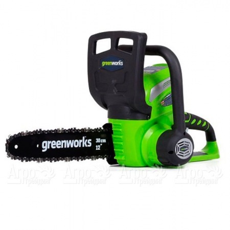 Аккумуляторная пила GreenWorks G40CS30II-12" (без аккумулятора и зарядного устройства) в Комсомольске-на-Амуре