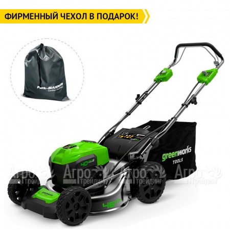 Газонокосилка аккумуляторная GreenWorks GD40LM46SPK6 в Комсомольске-на-Амуре