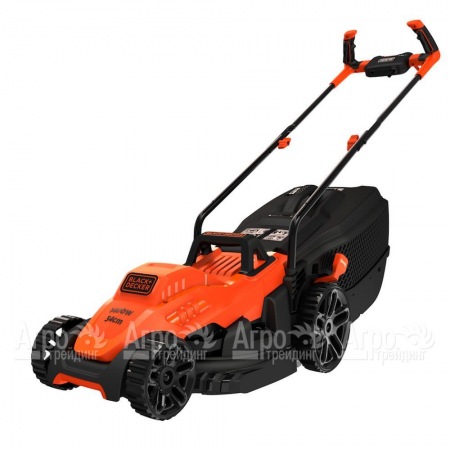 Газонокосилка электрическая Black+Decker BEMW461BH-QS в Комсомольске-на-Амуре