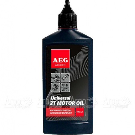 Масло AEG Semi Synthetic 2T Motor Oil API TC п/с 100 мл для 2-х тактных двигателей  в Комсомольске-на-Амуре