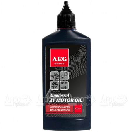 Масло минеральное AEG Universal 2T Motor Oil API TC 100 мл для 2-х тактных двигателей в Комсомольске-на-Амуре