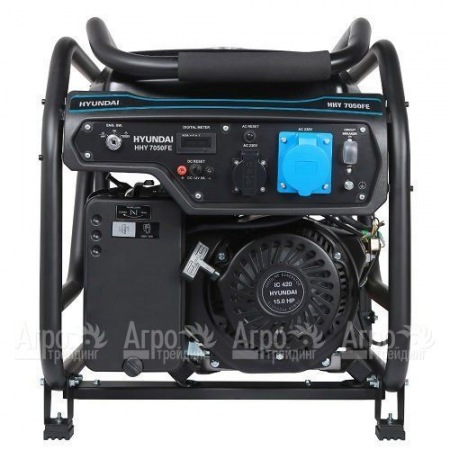Бензогенератор Hyundai HHY7050FE 5 кВт в Комсомольске-на-Амуре