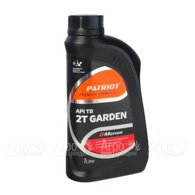 Масло минеральное Patriot G-Motion 2Т Garden API TB 1 л для 2-х тактных двигателей  в Комсомольске-на-Амуре