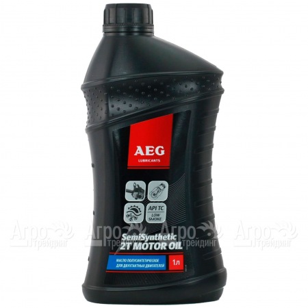 Масло AEG Semi Synthetic 2T Motor Oil API TC 1 л для 2-х тактных двигателей  в Комсомольске-на-Амуре