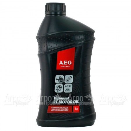 Масло минеральное Universal AEG 2T Motor Oil API TC 1 л для 2-х тактных двигателей  в Комсомольске-на-Амуре