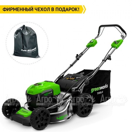 Газонокосилка аккумуляторная GreenWorks GD40LM46SPK4 в Комсомольске-на-Амуре