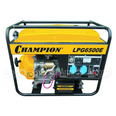 Бензин-газовый генератор Champion LPG6500E 5 кВт в Комсомольске-на-Амуре