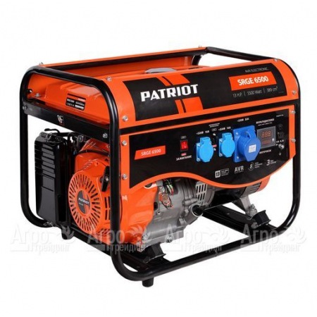 Бензогенератор Patriot Max Power SRGE-6500 5 кВт   в Комсомольске-на-Амуре