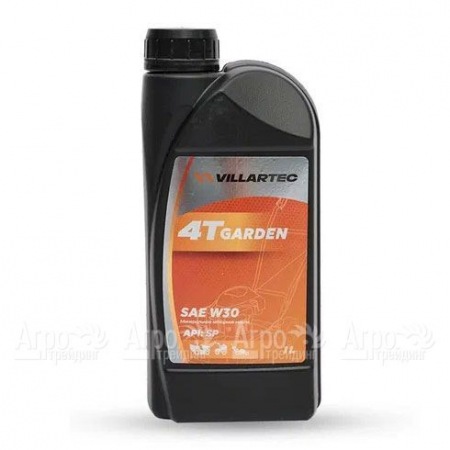 Масло моторное летнее Villartec 5098410000 4T Garden SAE W-30, 1 л для 4-х тактных двигателей в Комсомольске-на-Амуре