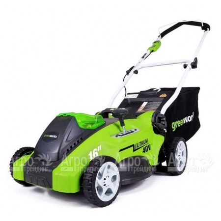 Газонокосилка аккумуляторная GreenWorks G-Max G40LM40 (без аккумулятора и зарядного устройства) в Комсомольске-на-Амуре