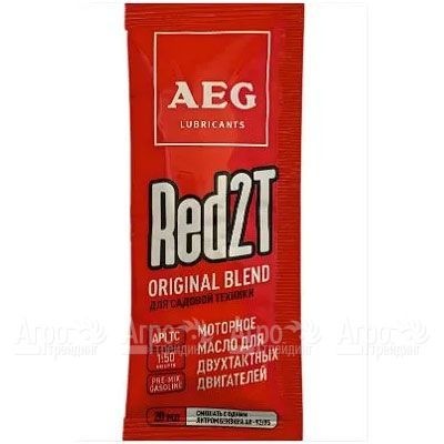 Масло минеральное AEG RED 2T Original blend API TC 20 мл для 2-х тактных двигателей в Комсомольске-на-Амуре